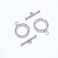 Zinc Alloy Toggle Clasp, antique silver color plated, DIY  Approx 2,1.5mm 