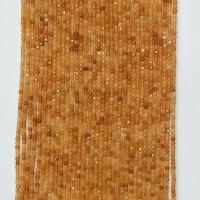 Aventurina Roja, Cuadrado, natural, facetas, naranja, 2.5x2.5mm, longitud:aproximado 14.96 Inch, Vendido por Sarta