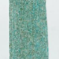 Amazonit Perlen, rund, natürlich, verschiedene Größen vorhanden & facettierte, hellblau, Länge:ca. 14.96 ZollInch, verkauft von Strang