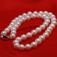 Natural Freshwater Pearl Necklace & for woman, white Approx 43-45 cm 