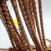 chaîne de serpent en laiton , Placage de couleur d'or, DIY & chaîne cobra, doré, 4.5mm, Vendu par m