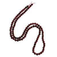 Natural Garnet Beads, Round, polished, DIY & faceted, garnet, 4mm Approx 15.5 Inch 