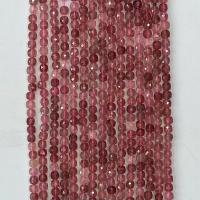 Сочетание цвета кварц бусы, Клубника Кварцевые, Квадратная форма, натуральный, разный размер для выбора & граненый, розовый, длина:Приблизительно 14.96 дюймовый, продается Strand