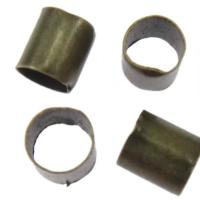 Brass Jewelry Beads, Tube, plated, smooth 