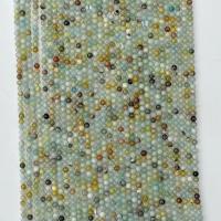 Perles amazonite, Rond, naturel, normes différentes pour le choix, couleurs mélangées Environ 14.96 pouce, Vendu par brin