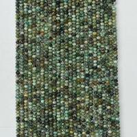 Natural African Turquoise Beads, Round & faceted, green Approx 14.96 Inch 