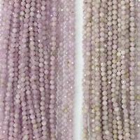 Kunzite Beads, Round, natural  & faceted, purple Approx 14.96 Inch 