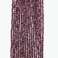 Natural Garnet Beads, Round & faceted, garnet Approx 14.96 Inch 