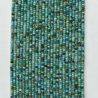 Perles en Turquoise naturelle, Rond, normes différentes pour le choix & facettes, vert Environ 14.96 pouce, Vendu par brin