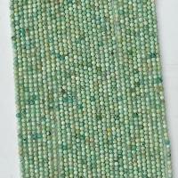 Natural Turquoise Beads, Round & faceted, green Approx 14.96 Inch 