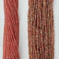 Rhodonite Beads, Argentina Rhodochrosite, Round, natural & faceted, red Approx 14.96 Inch 