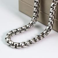 Stainless Steel Box Chain, 304 Stainless Steel, DIY, original color, 6mm 