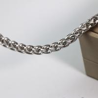 Stainless Steel Rope Chain, 304 Stainless Steel, DIY, original color, 6mm 