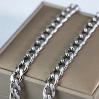 Stainless Steel Curb Chain, 304 Stainless Steel, DIY, original color, 10mm 