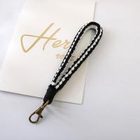 Cotton Thread Key Clasp, with Zinc Alloy, handmade, fashion jewelry Approx 13 cm, Approx 