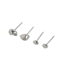 Sterling Silver Stud Earring, 925 Sterling Silver, plated, Korean style & for woman 