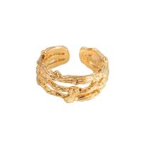 Brass Finger Ring, plated, Adjustable & for woman 8mm 