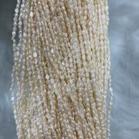 Keshi Cultured Freshwater Pearl Beads, DIY, white, 3-4mm Approx 15 Inch 