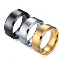 Мужское вольфрамовое стальное кольцо навалом, Вольфрама сталь, ювелирные изделия моды & разный размер для выбора & Мужский, Много цветов для выбора, 8mm, продается PC