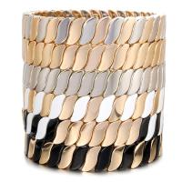 Fashion Zinc Alloy Bracelets, porcelain enamel & Unisex Approx 18 cm 