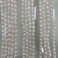 Perlas Arroz Freshwater, Perlas cultivadas de agua dulce, Bricolaje & diverso tamaño para la opción, Blanco, longitud:aproximado 15 Inch, Vendido por Sarta