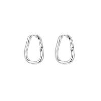 Zinc Alloy Leverback Earring, silver color plated, fashion jewelry & for woman, 14mm 