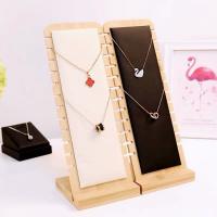 Wood Necklace Display, Bamboo, detachable 