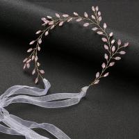 Bridal Hair Wreath, Zinc Alloy, fashion jewelry & for woman & with rhinestone Approx 39 cm 