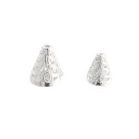 Sterling Silver Bead Caps, 925 Sterling Silver, DIY & hollow, silver color 