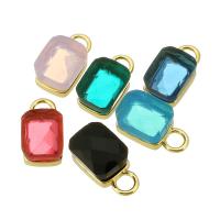 Cubic Zirconia Brass Pendants, gold color plated, fashion jewelry & DIY & with cubic zirconia Approx 3mm 