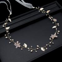 Brautkranz, Zinklegierung, mit Kristall & Kunststoff Perlen, Modeschmuck & für Frau, 70x30mm, verkauft von PC