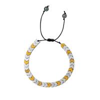 Bracelets magnétiques, Hématite, avec cordon de polyester, fait à la main, réglable & pour homme, plus de couleurs à choisir Environ 18-28 cm, Vendu par PC