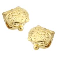 Brass Jewelry Beads, gold color plated, fashion jewelry & DIY, golden 