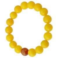 Yellow Agate Bracelet, Natural & fashion jewelry & for woman, yellow Inch 