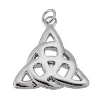 Stainless Steel Hollow Pendant, 316 Stainless Steel, Triangle, DIY, original color Approx 4mm 
