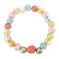 Resin Bracelets, with 316 Stainless Steel, fashion jewelry & for woman, multi-colored Inch 