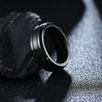 Мужское вольфрамовое стальное кольцо навалом, Вольфрама сталь, Другое покрытие, ювелирные изделия моды & разный размер для выбора & Мужский, черный продается PC
