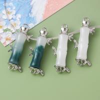 Resin Jewelry Connector, Zinc Alloy, with Resin, DIY 