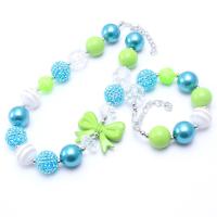Acrylic Children Jewelry Sets, Resin, with Zinc Alloy & Acrylic, with 3.94inch extender chain, handmade, fashion jewelry 20mm Approx 14.17 Inch 
