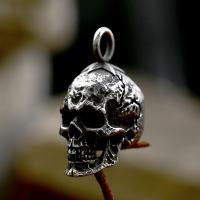 Stainless Steel Skull Pendant, 304 Stainless Steel, polished, vintage & DIY 