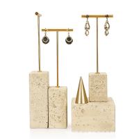 Gypsum Earring Display, with 304 Stainless Steel, durable 