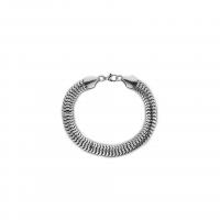 Fashion Zinc Alloy Bracelets, platinum color plated, fashion jewelry & for man Approx 8.66 Inch 