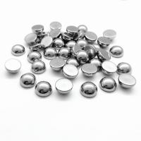 Edelstahl Kein Loch Perlen, 304 Edelstahl, Dom, poliert, DIY & Maschine Polieren & verschiedene Größen vorhanden, originale Farbe, 100PCs/Tasche, verkauft von Tasche