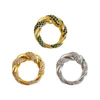 Cubic Zirconia Micro Pave Brass Finger Ring, plated, fashion jewelry & micro pave cubic zirconia & for woman US Ring 