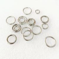 Machine Cut Stainless Steel Closed Jump Ring, 304 Stainless Steel, DIY original color 
