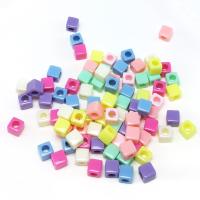 Acrylic, Square, DIY 7mm Approx 3.8mm, Approx 