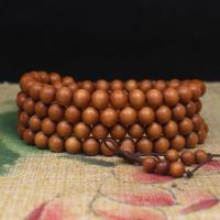 108 Mala Beads, Sandalwood, folk style & Unisex 