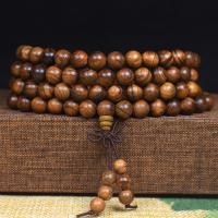 108 Mala Beads, Black Padauk, folk style & Unisex 