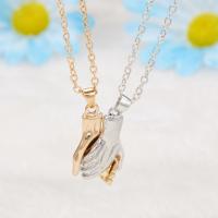 Couple Zinc Alloy Necklace, with 1.96inch extender chain, plated, fashion jewelry & Unisex 40*15mm Approx 23.62 Inch [