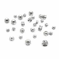 Stainless Steel Beads, 304 Stainless Steel, DIY & with rhinestone, original color 